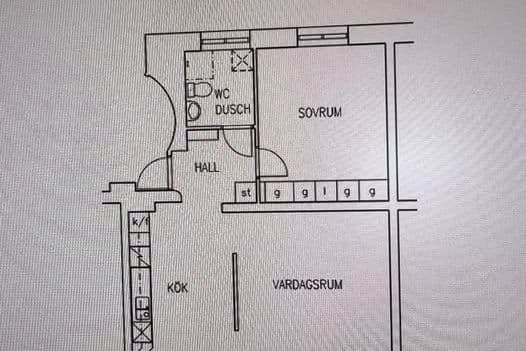 Möblerad 2:a i Johannesberg, Göteborg