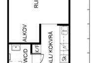 Möblerad 1:a Lindholmen nära spårvagn