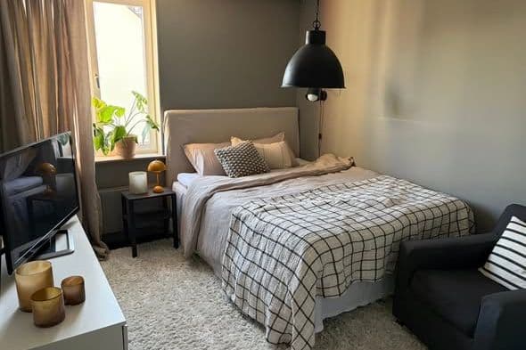 Mysigt studentrum i Haga nära uni