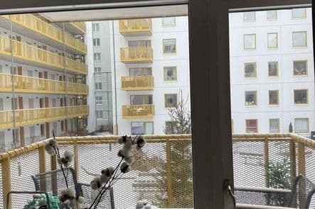 Möblerad 2:a i Krokslätt med balkong