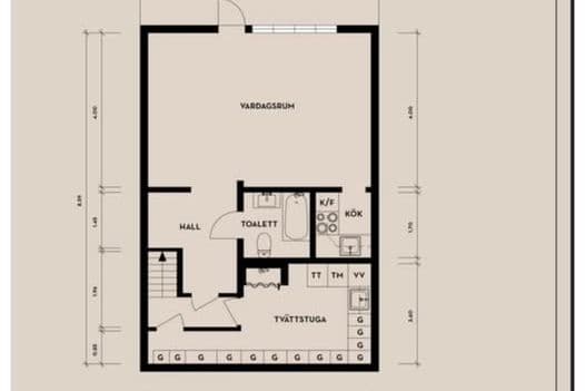 40 kvm med egen ingång i Sisjön