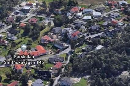 Fräsch etta med uteplats i Näset