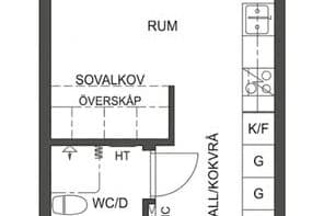 Sommaruthyrning 1:a vid Opaltorget